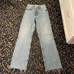 ZARA WIDE LEG JEANS